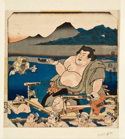 Woodcut by Utagawa Kunisada
